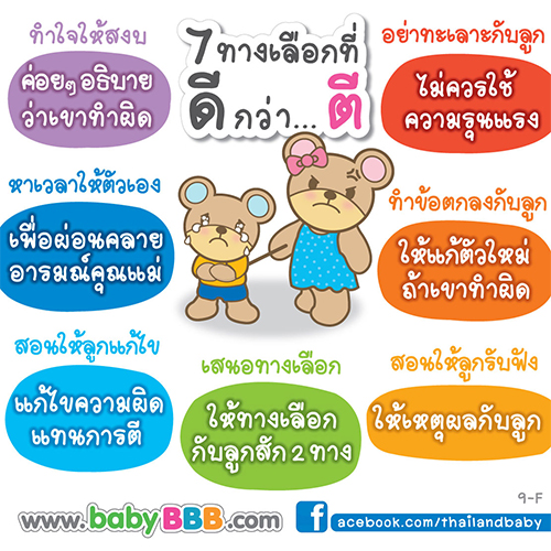 7 ทางเลือกที่ดีกว่า "ตี"